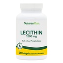 NaturesPlus Lecithin - 1200 mg, 90 Softgels - Reich an Soy Phosphatides - Glutenfrei - 90 Portionen