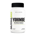 NutraBio Yohimbe (4mg)- Yohimbe Supplemento per gli uomini e le donne- Yohimbe Bark Extract- 4mg- 90 capsule vegetali