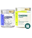 Cheers Classic Combo | Restore + Hydrate | Rehydrate & Feel Better Nach dem Trinken | DHM, L-Cystein, B-Vitamins, Elektrolyte | 12 Dosierungen jede | Liver Unterstützung | Elektrolyt-Ergänzungen
