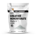 Es ist Just! - Kreatin Monohydrat-Pulver, reines Kreatin-Pulver, Made in USA, 3rd Party Lab Tested, 5g Per Serving, Scoop Included, No Fillers, No Added Flavor (Unflavored, 200g / 40 Servierungen)
