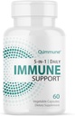 5-en-1 Immune Support avancé avec Quercetin Phytosome, Zinc, Vitamine C, D3, K2 - Supplément Immunité et Allergie avec Quercetin activé - 60 Caps Veg