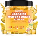Kreatin Monohydrat-Gummi 5600mg für Männer & Frauen, 120 CT Kaubare Creatine-Gummien für Muskelunterstützung, Energie-Boost, 5,6g Kreatin Monohydrat pro Servierung - Sugar Free, Vegan (Pineapple Flavor)
