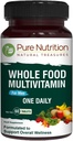 reine Ernährung ganze Lebensmittel Multivitamine für Männer | 60 Tabs | Ein-A-Day | 100% RDA | 24 Natürliche Vitamine und Mineralstoffe | Alle natürlichen Pflanzen basierten Männer Multivitamin | 2 Monate Versorgung