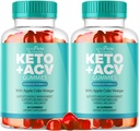 (2 Pack) Keto Pure ACV Gummi, Keto Pure Gummies, 120 Gummi für 2 Monate