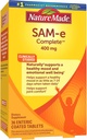 Nature Made SAM-e Complete 400 mg, Nahrungsergänzung für Stimmungsunterstützung, 36 Tabletten, 36 Tage Versorgung