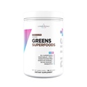 Livingood Daily Greens & Superfood Powder, Super Greens for Gut Health, Green Juice Powder mit Spirulina, Chlorella und Verdauungsenzyme, Probiotika für Verdauungsunterstützung, Schokolade, 30 Servietten
