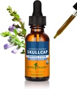 Kräuter Pharm Certified Organic Skullcap Liquid Extract für Nervous System Support, Organic Cane Alcohol, 1 Unze