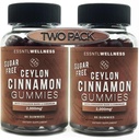 Ceylon Cinnamon Sugar Free Gummis, (120ct 2.000mg/Serving) Joint Support, Antioxidant, Delicious Sugar Free Apple Pie Gummis, Vegan und Gluten Free
