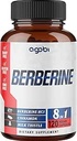 agobi 120 Kapseln - Berberine Supplement mit Ceylon, Milk Thistle, Turmeric, Elderberry & Black Pepper - 4 Monate Versorgung