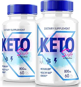 (2 Pack) Keto Side Capsules, Premium-Ergänzung zum Support Active Lifestyle, All- Natural Keto-Unterstützung zum Erreichen Fit und gesunden Körper, KetoSide Detox Pills Bewertungen (120 Kapseln)