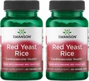 Swanson Made with Organic Traditional Red Yeast Rice 600 Milligramme 60 Veg Kapseln (2 Packung)