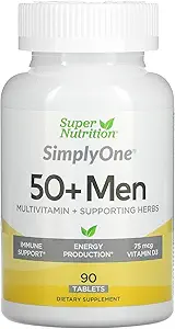 SuperNutrition SimplyOne Multi-Vitamin für Herren 50+, 90 Count (Pack von 1)