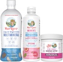 MaryRuth Organics Women's MultivitaminLustriva Hair Growth, Menopause Support, & Daily Liquid Multimineral, 3-Pack Bundle für Haarunterstützung, Hautgesundheit, Immununterstützung, Gut Health und Schlafunterstützung