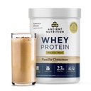 Antike Ernährung Gras Fed Whey Protein + Fat Loss Blend, Vanilla Cinnamon, 23g Protein, fördert Fettverluste und Boost Metabolismus, Bio Regenerative A2/A2 Milchprotein,18 Portionen