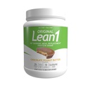 Lean1 poudre de protéines de remplacement de repas, saveur de beurre d'arachide de chocolat, 15-Serving Tub.