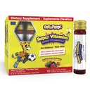 GirafKids Super Vitamine für Kinder Alter 4+ | 10 Servierflaschen flüssige Multivitamine für Immununterstützung & Energie | 12 Vitamine | Tasty Forest Fruit Flavor | Bereichert mit Royal Jelly & Propolis