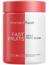 Codeage Instantfood Fast Fruits, über 15 Fruchtpulver Equivalent All-in-One, Vegan Täglich Ganze Lebensmittel Vitamine - Beeren, Antioxidante Polyphenole & Bioflavonoid Multivitamin, Non-GMO, 90 Kapseln