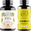 Happy Healthy Hippie Performance & Focus Bundle (2-Pack) - Maca biologique et un peu me ramasser