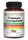 Pure Nutrition Papaya Complete | 120 Caps | Carica Papaya Blatt Extrakt mit Eisen, VIT C, VIT A & Folsäure | Unterstützt Platelet Immunität & Digestion Non-GMO | Gluten-Free