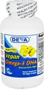 Deva Vegan Omega-3 DHA 200mg, de l'algue, non-pêche, libération retardée, 90 capsules, 1-pack