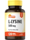 Sundance L-Lysine 500mg | 120 Caplets | freie Form Aminosäure | Vegetarisch, Non-GMO und Glutenfreie Ergänzung