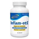 NORTH AMERICAN HERB & SPICE Inflam-EEZ - 90 Kapseln - Unterstützt gesunde Immun- und Entzündungsreaktion - Ingwer Root, Camu Camu Beeren, Bromelain & Papain Plus - Non-GMO - 45 Gesamt Servierungen
