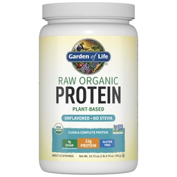 Garten des Lebens Organisches Veganproteinpulver, Pflanzenbasiert & BCAAs, Organisches Proteinpulver mit Probiotika & Enzymen, Non-GMO, Glutenfreie Lactosefrei 1.2 LB