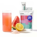 Calm Drink Mix - Entspannungshilfe mit Magnesium, Ashwagandha, L-Theanin, & Vitamin D - Unterstützt Cortisol Regulation und Stimmung für Männer & Frauen - Watermelon Lemonade Flavor 28 Sticks