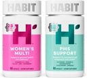 Habit in Sync Bundle - Women's Multi (60 Kapseln) + PMS Support Supplement (60 Kapseln), Unterstützt allgemeine Gesundheit & Wellness, fördert eine gesunde Stimmung, Non GMO