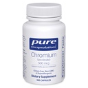 Pure Encapsulations Chrom (Picolinat) 500 mcg - für Lipid & Kohlenhydrat Metabolismus* - Mineralische Beilage - Superior Absorption Chromium Beilage - Vegan & Gluten Frei - 180 Kapseln