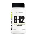 NutraBio Methyl B-12 Vitamin Supplement, 2000mcg – fördert zelluläre Gesundheit und Wellness, 90 Pflanzliche Kapseln