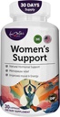 Frauen Unterstützung Ergänzung- Natürliche Hormon-Verordnung- Menopause Unterstützung Ergänzung- Estrogen Rich Ergänzung- aktive Zutaten Pillen zu helfen Balance Hormone Non-GMO