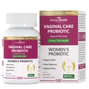 Vaginale Probiotika für Frauen pH Balance mit Präbiotika - 60 Billion CFU für Odor, Hefe & Digestion - Cranberry für Urinary Tract & Hormonal Balance - Vegan & Non-GMO | 90 Kapseln
