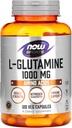 JETZT Lebensmittel Sport, L-Glutamin, 1.000 mg, 120 Veg Kapseln