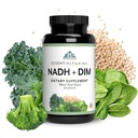 Optimale Gesundheitssysteme NADH + DIM | Dr. Harris Essentials | Energy + Neurotransmitter Support | Plant-Based | Mental Clarity, Concentration, & Memory Supplement | 30 Kapseln