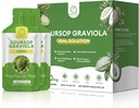 Soursop Graviola Oral Liquid 10 FL.OZ, hohe Absorption Soursop Bitter trinken für Damen und Herren, Frische Graviola Fruchtextrakt für Zelle* Regeneration, Immun- & Antioxidans Unterstützung, Ananas Flavor