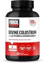 FORCE FACTOR Bovine Colostrum Kapseln Ergänzung mit Immunoglobulin und Lactoferrin zu unterstützen Gut Gesundheit & Immunität, Hormon & Antibiotic-Free, Made in USA, Premium-Qualität, 120 Kapseln