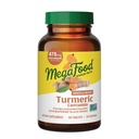 MegaFood Ganzkörper Turmeric Curcumin Supplement - Kurkuma Supplement mit schwarzem Pfeffer & Vitamin C - 475 mg Curcuminoide pro Servierung - Antioxidans & Immununterstützung - Vegan - 60 Tabletten, 30 Servietten