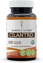 Secrets of the Tribe Cilantro USDA Organic Capsules | Certified Organic Vegetarische Kapseln, pflanzliche Nahrungsergänzung | Coriandrum Sativum getrocknete Blatt (60 Count)