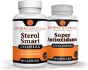 Niacin – Beta Sitosterol – Policosanol – Pflanzen Sterole - Knoblauch – Cayenne Ergänzung Plus Super Antioxidante Ergänzung - Goji Berry, Acai Berry, Mangosteen, Resveratrol, Granatapfel & Noni