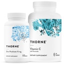 THORNE - Ensemble de soutien immunitaire : Capsules de picolinate de zinc et de vitamine C - 60 portions