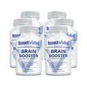 Research Verified Brain Booster - Brain Supplement für Gedächtnis und Fokus, Nootropic Supplement für kognitive Unterstützung - 360 vegane Kapseln - 6 Flaschen