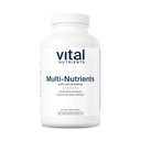 Vital Nährstoffe Multi-Nutrients mit Eisen und Iodine | Vegetarische Multivitamin und Mineralergänzung mit Eisen | Gluten, Dairy, Soy Free | Non-GMO | 180 Kapseln