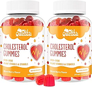 Cholesterin-Ergänzungen mit 1500 Mg Pflanze Sterols & Stanols, Cholesterin-Supportgummis, Cholesterin-Komplex-Gummien, Behält Normale Niveaus, Mischbeer-Flamvor, 120 Zähler