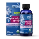 Mami's Bliss Organic Elderberry Syrup & Immunität Boost Mit Vitaminen, Prebiotics & Echinacea für Kinder & Erwachsene 1 yr+, 3 Fl Oz