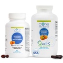 Core Med Science Liposomale Vitamine B-Complexe et vitamine C 1000mg Soft Gels Bundle pour la santé cardiaque et système immunitaire