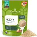 Navitas Organics Maca Powder – 100% Gelatinisierter peruanischen Maca für Glatte, Lattes, Baking & More – Energize & Balance - USDA Organic, Non GMO, Vegan, Gluten Free (16oz. Tasche, 180 Servietten, 2-Pack)