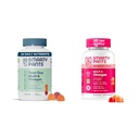 SmartyPants Damen und Teen Guy Multivitamin Gummis Bundle: Omega 3 (DHA/EPA), Methylfolat, CoQ10, Vitamin D3, C, Vitamin B12, B6, Vitamin A, K & Zink, Glutenfrei (30 Tage Versorgung)