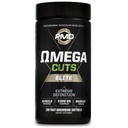 PMD Sports Omega Cuts Elite -Fat Loss-Muscle Defining Formula - Omega Fatty Acids, MCT's und CLA für Muskeldefinition und Wartung - Keto Friendly für Frauen und Männer - Stimulant Free (180 Softgels)