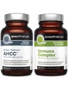 Lebensqualität AHCC Kinoko Platinum Pilzextrakt und Immunkomplex mit Vitamin C - Ultimate Immune Support Bundle